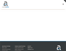 Tablet Screenshot of creatingability.com